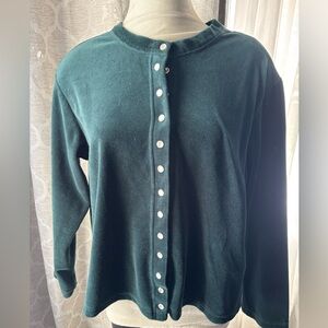 Spiegel Green Cardigan Sweater